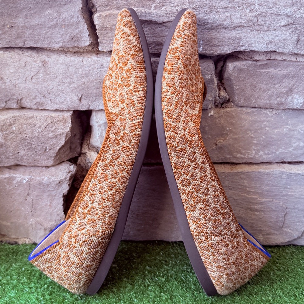 Rothy's The Point Flat Driftwood Spot Pattern Women’s Ballet Shoes - Picture 7 of 11